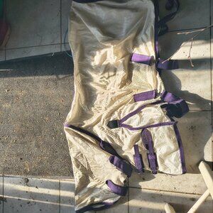 Mini pony/foal Weatherbeeta fly sheet with attached neck size 51